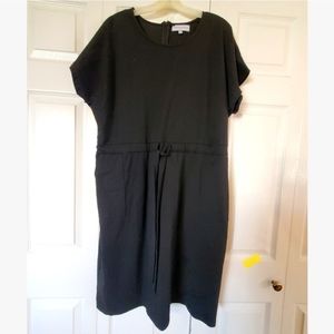 Piper&Scoot Black Casual Dress with Pockets